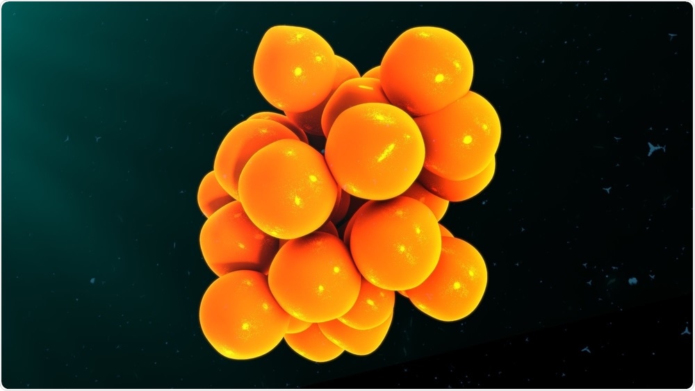 Illustration 3d de cytokines. Crédit d'image: Sciencepics