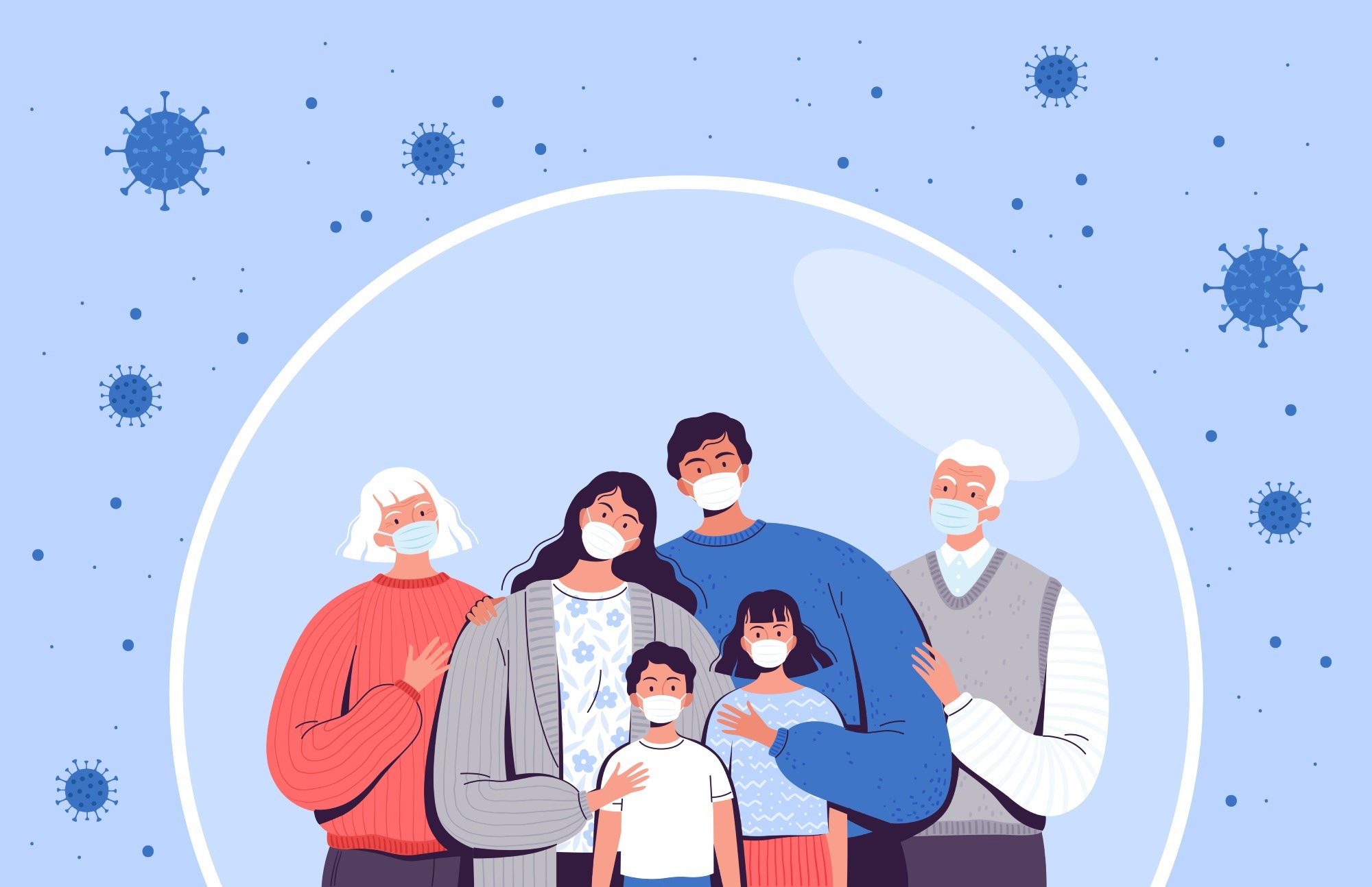 Study: SARS-CoV-2 genomic diversity in households highlights the challenges of sequence-based transmission inference. Image Credit: Oqvector/Shutterstock