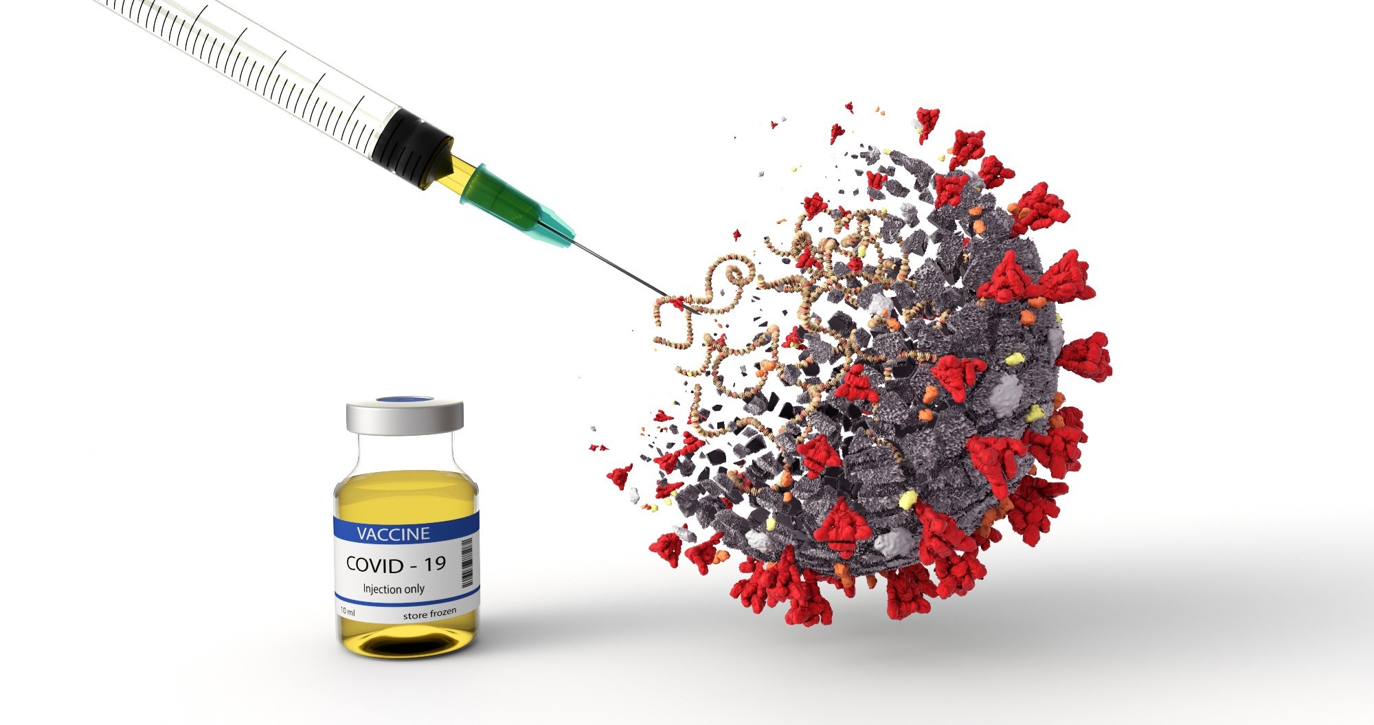 Study: Comparative multi-OMICS single-cell atlas of five COVID-19 (rAdVV and mRNA) vaccines describe unique and distinct mechanisms of action. Image Credit: Orpheus FX / Shutterstock