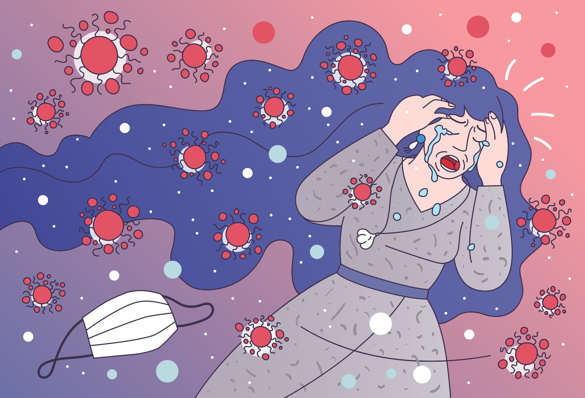 Study: Comparison of mental health symptoms before and during the covid-19 pandemic: evidence from a systematic review and meta-analysis of 134 cohorts. Image Credit: dbayan / Shutterstock