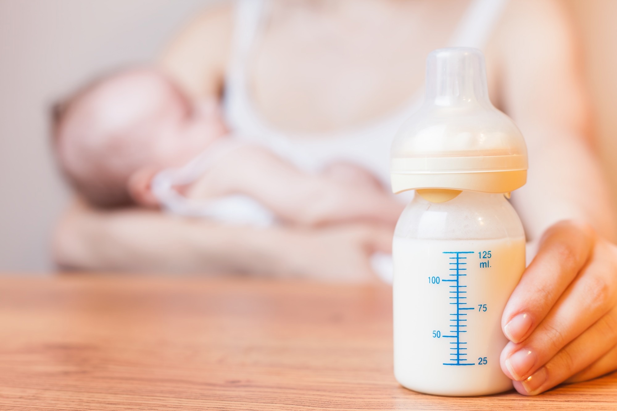 Oestrogens and Progesterone in Human Milk and Their Effects on Infant Health Outcomes: A Narrative Review. Image Credit: Pavel Ilyukhin / Shutterstock