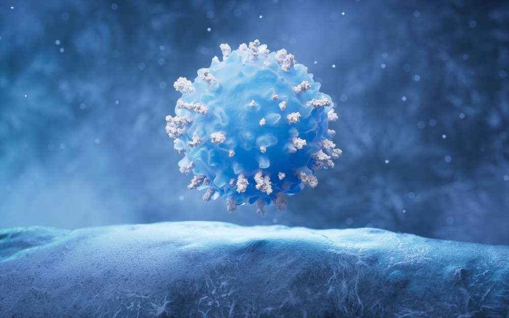 3D illustration of a T cell
