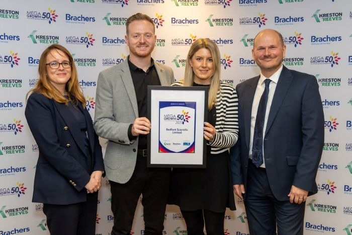 Bedfont® Scientific Limited se classe 28e à Megagrowth 50 Awards 2025