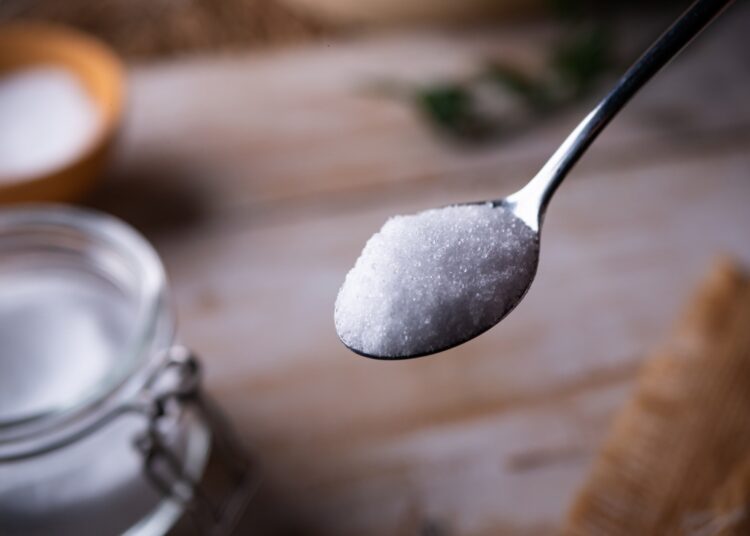 Erythritol a sugar substitutes sweetener for diet low-calorie food