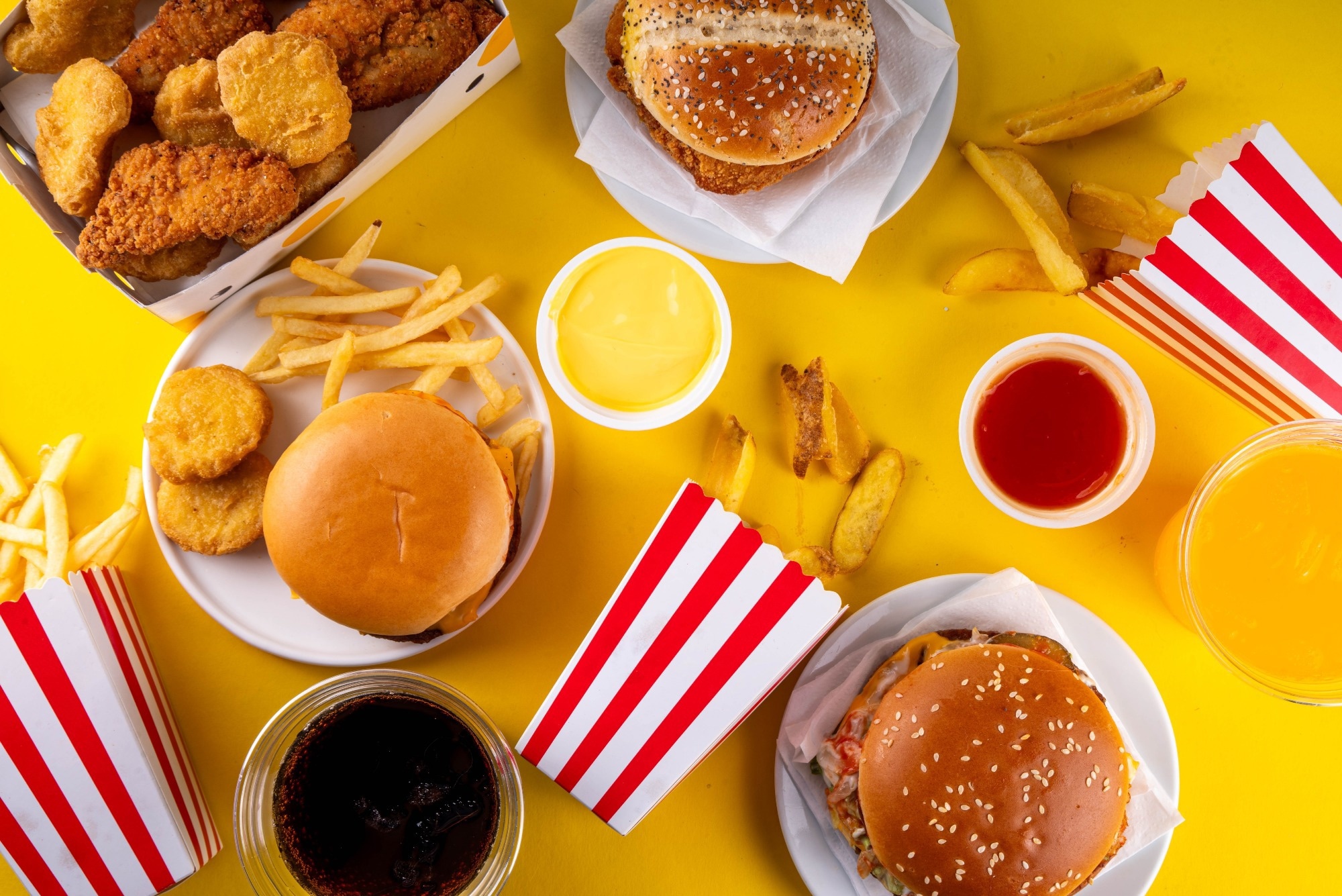 Ultra processed food with low nutrition, high calories value