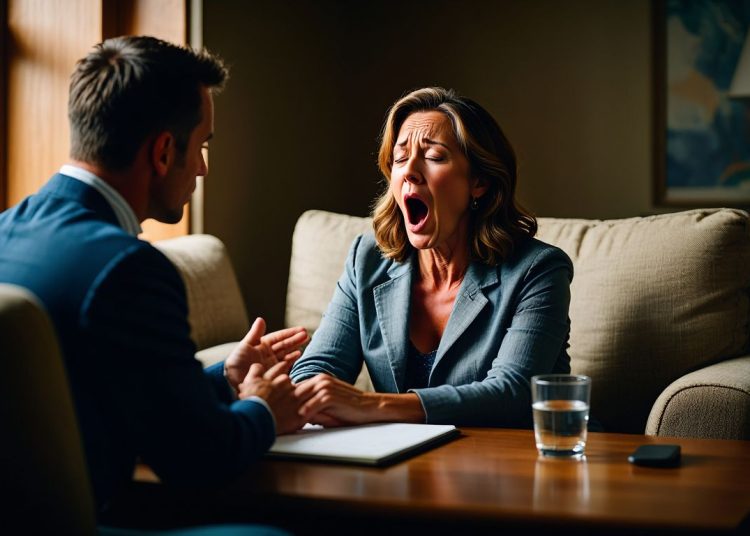 Que signifie quand une personne bâille systématiquement pendant une conversation sérieuse selon la neuropsychologie ?