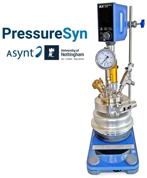 Asynt ajoute une agitation aérienne à PressureSyn pour une chimie haute pression plus exigeante